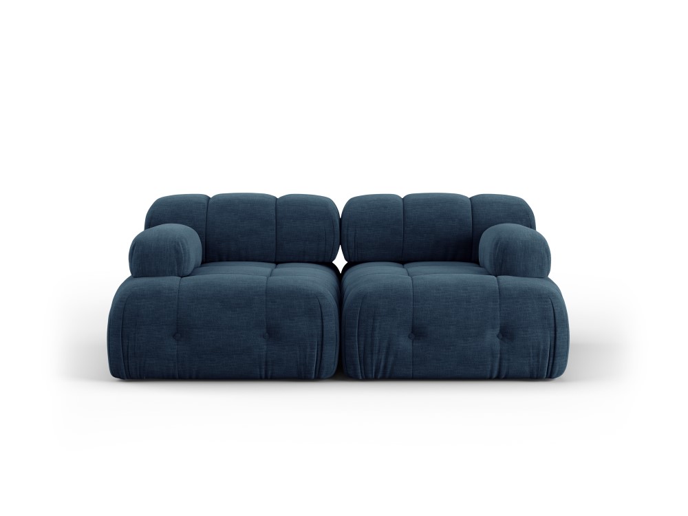 Modulārais dīvāns &#39;ferento&#39; zili džinsi, strukturēts audums