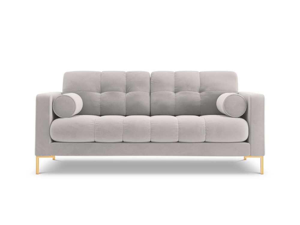 Dīvāns (bali) kosmopolītiska dizaina sudrabs, zelts metāls, samts