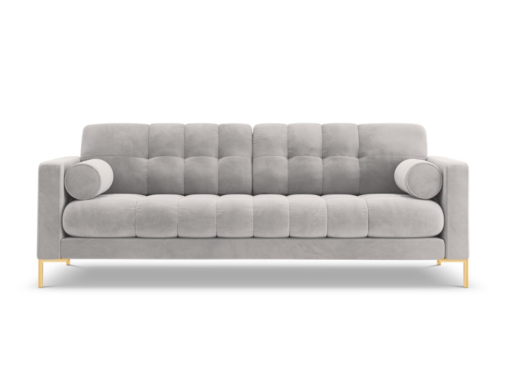 Dīvāns (bali) kosmopolītiska dizaina sudrabs, samts, zelts metāls