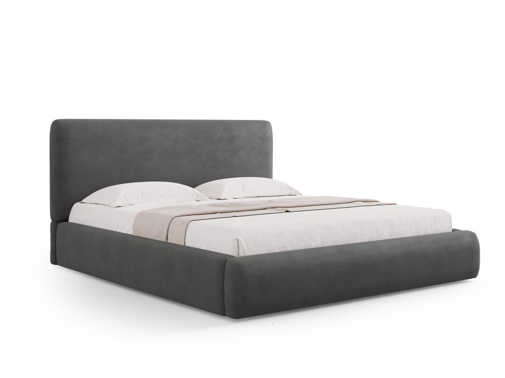 Colonel storage bed with headboard