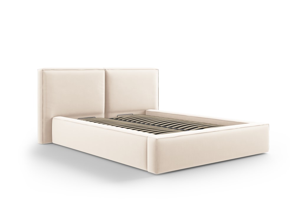 Arendal Bed - Łóżko z pojemnikiem i zagłówkiem