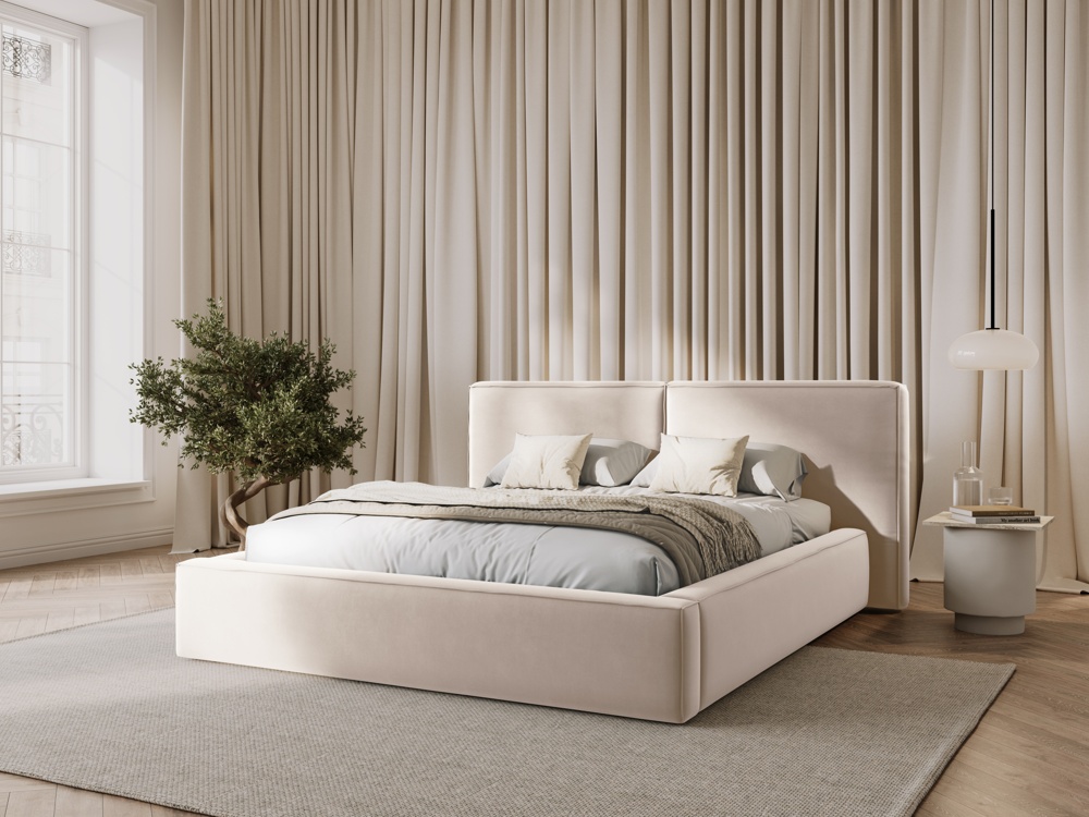 Arendal Bed - lit coffre avec tête de lit double