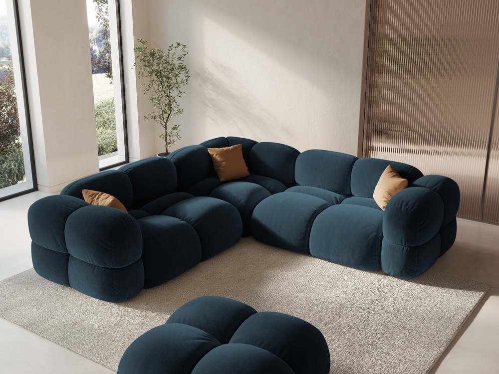 Loretto symetryczna sofa narożna 4 miejsca
