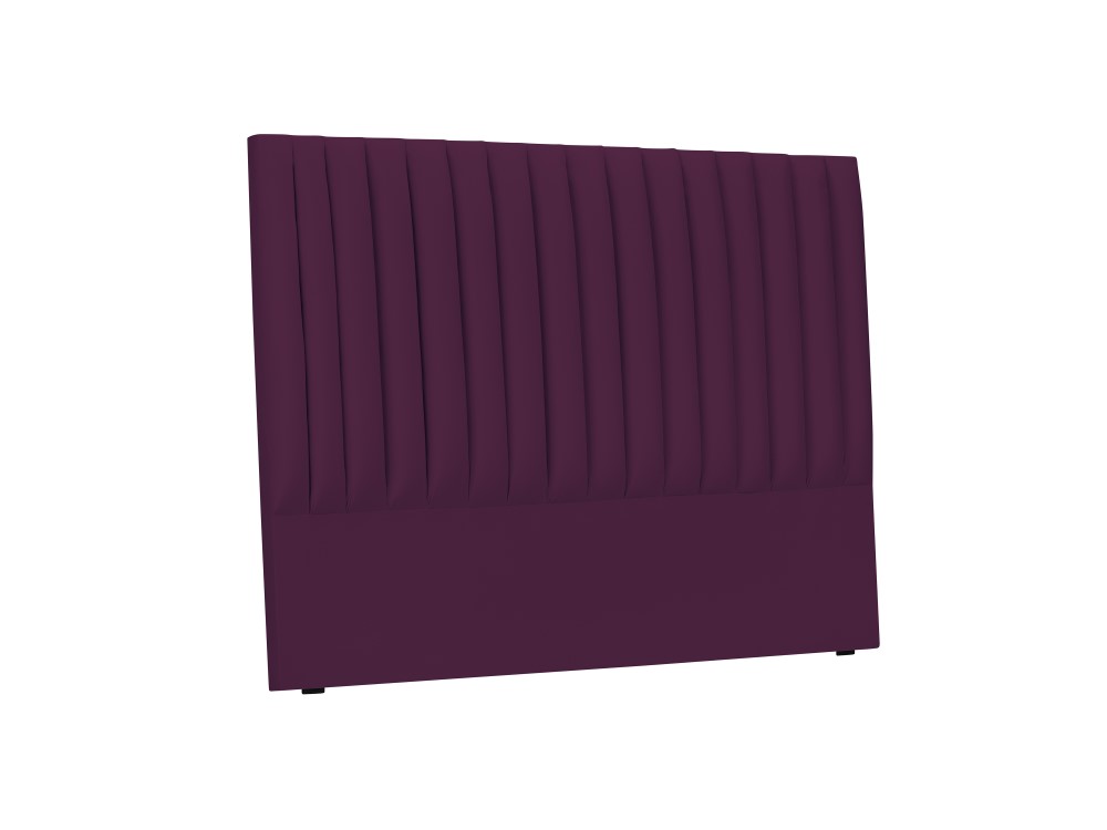 Headboard (nj) cosmopolitan design purple, structured fabric, 160x10x120