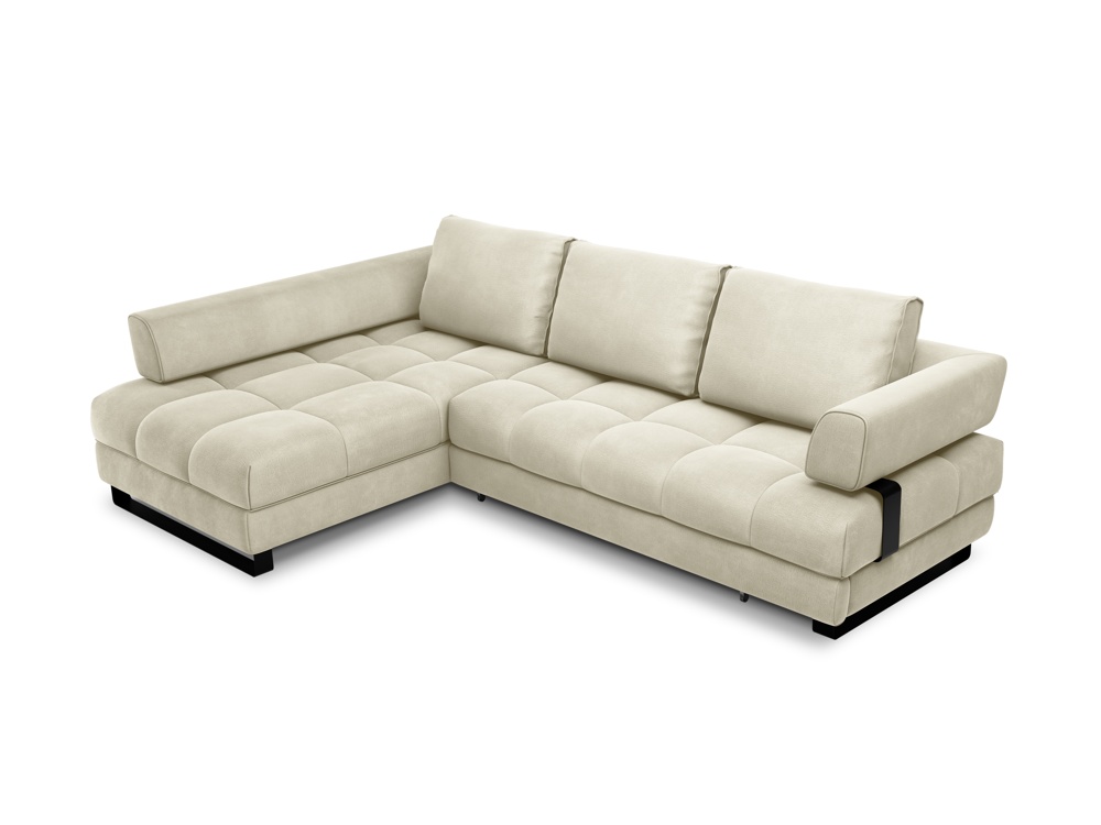 Clinton - ecksofa mit bettfunktion und stauraum 5 sitze