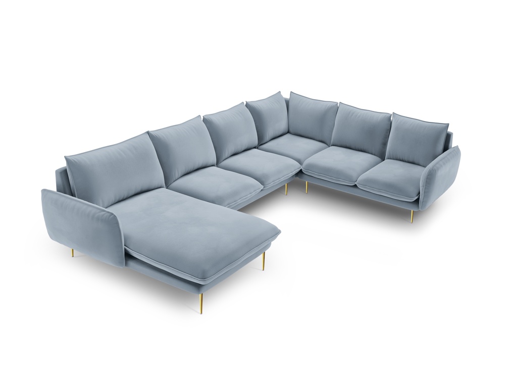 Vienna panoramic corner sofa 7 seats